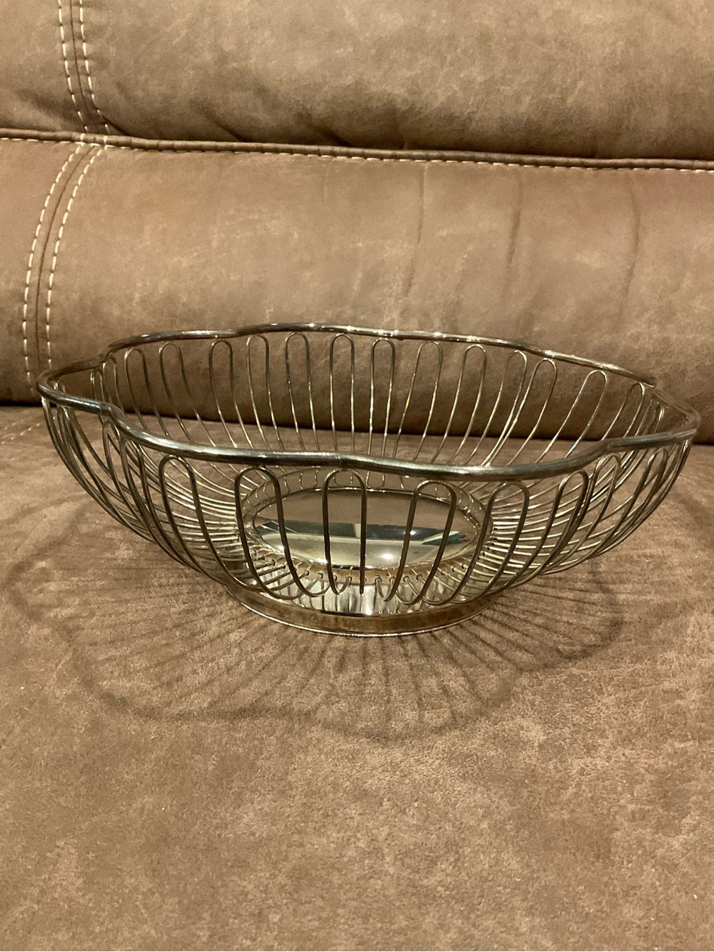 International Silver Co Wire Bread Basket